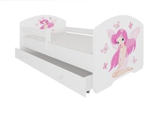 Lasten sänky ADRK Furniture Pepe Girl with Wings, 80x160, eri värejä hinta ja tiedot | Lastensängyt | hobbyhall.fi