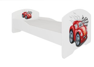 Lastensänky ADRK Furniture Pepe Car Zigzag, 70x140 cm, eri värejä hinta ja tiedot | Lastensängyt | hobbyhall.fi