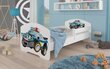 Lastensänky ADRK Furniture Pepe Police, 80x160 cm, eri värejä hinta ja tiedot | Lastensängyt | hobbyhall.fi