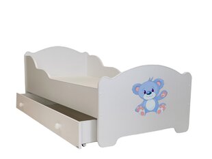 Lasten sänky ADRK Furniture Amadis Blue Bear, 80x160 cm, eri värejä hinta ja tiedot | Lastensängyt | hobbyhall.fi
