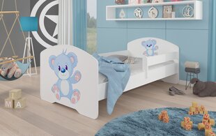 Lasten sänky ADRK Furniture Pepe Blue Bear, 70x140 cm, eri värejä hinta ja tiedot | Lastensängyt | hobbyhall.fi