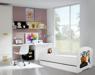 Lasten sänky ADRK Furniture Pepe Digger, 80x160 cm, eri värejä hinta ja tiedot | Lastensängyt | hobbyhall.fi