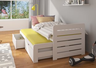 Lasten sänky ADRK Furniture Tomi, 80x180 cm, harmaa hinta ja tiedot | Lastensängyt | hobbyhall.fi