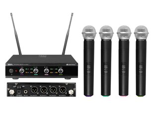 Omnitronic UHF-E4 langaton mikrofonijärjestelmä hinta ja tiedot | Mikrofonit | hobbyhall.fi
