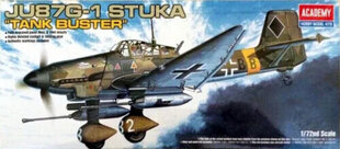 Liimattava pienoismalli Academy 12450 JU-87G STUKA TANK BUSTER 1/72 hinta ja tiedot | Koottavat pienoismallit | hobbyhall.fi