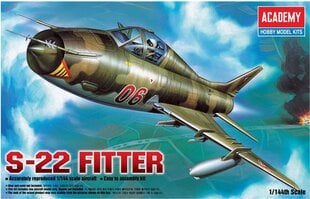 Liimattava pienoismalli Academy 12612 S-22 FITTER 1/144 hinta ja tiedot | Koottavat pienoismallit | hobbyhall.fi