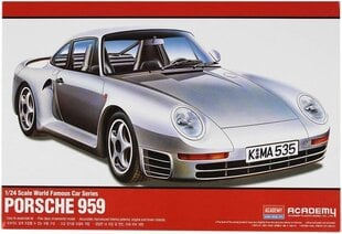 Liimattava pienoismalli Academy 15103 Porsche 959 24.1 hinta ja tiedot | Koottavat pienoismallit | hobbyhall.fi