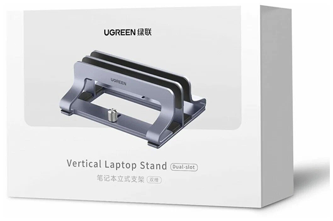 Universal Laptop Stand Ugreen LP258 (dual slot), hopea hinta ja tiedot | Tablettien lisätarvikkeet | hobbyhall.fi