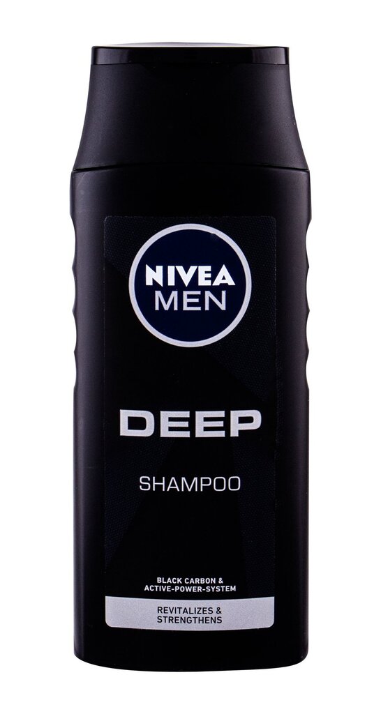 Nivea Men Deep Shampoo 250 ml hinta ja tiedot | Shampoot | hobbyhall.fi