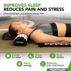 Pistehierontamatto ja tyyny Tunturi Acupressure Mat And Pillow, musta hinta ja tiedot | Hierontatuotteet | hobbyhall.fi