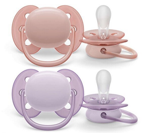 Tutit Philips Avent SCF091/31, 2 kpl, 0-6kk, pinkki/violetti hinta ja tiedot | Tutit | hobbyhall.fi