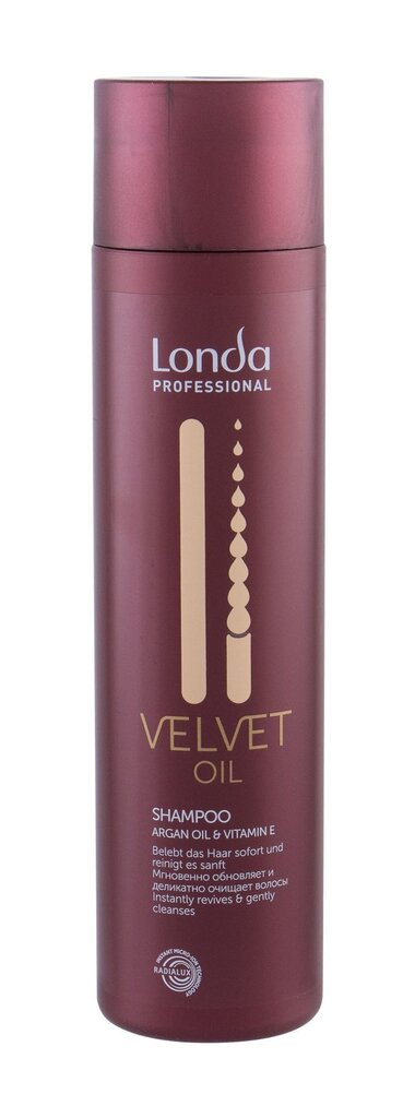 Londa Professional Velvet Oil shampoo 250 ml hinta ja tiedot | Shampoot | hobbyhall.fi