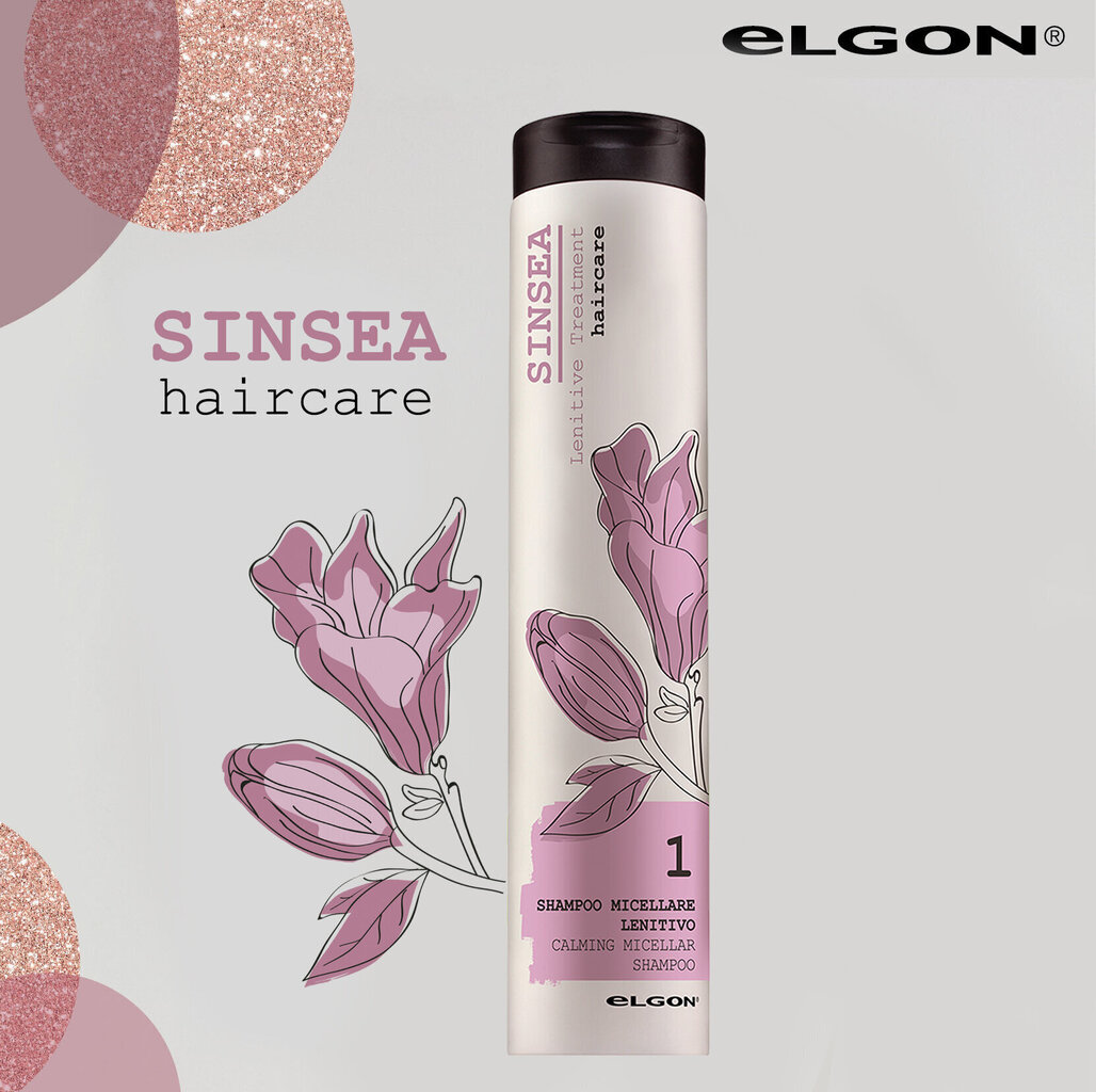 .Shampoo hilseellä, herkällä päänahalla Elgon Sinsea Calming Micellar 250 ml hinta ja tiedot | Shampoot | hobbyhall.fi