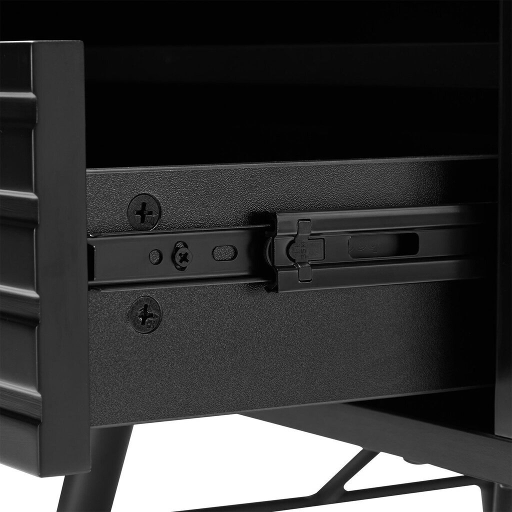 Yöpöytä PIXAR 45x35xH50cm, musta hinta ja tiedot | Yöpöydät | hobbyhall.fi