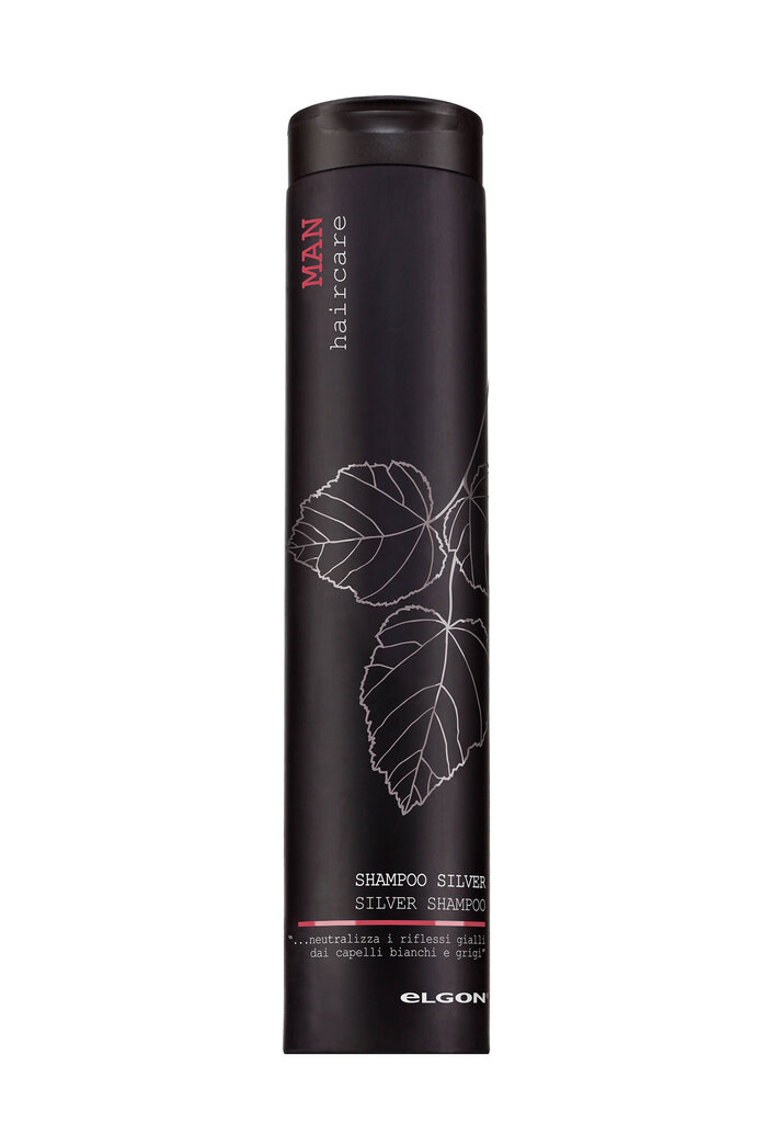 Shampoo harmaille hiuksille Elgon Man Silver 250 ml hinta ja tiedot | Shampoot | hobbyhall.fi