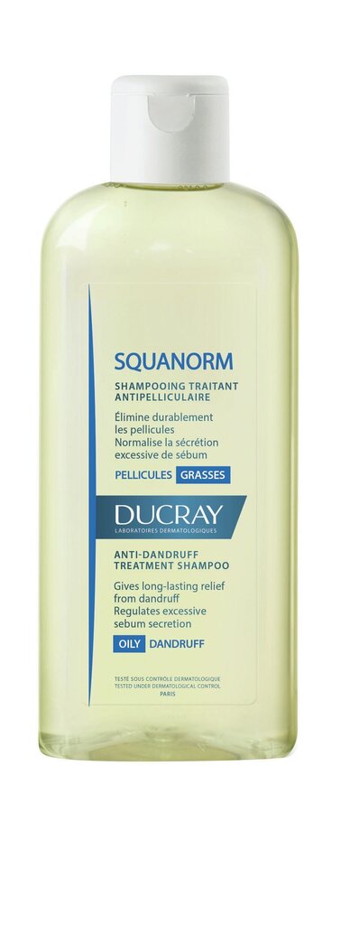 Ducray Squanorm hilseshampoo 200 ml hinta ja tiedot | Shampoot | hobbyhall.fi