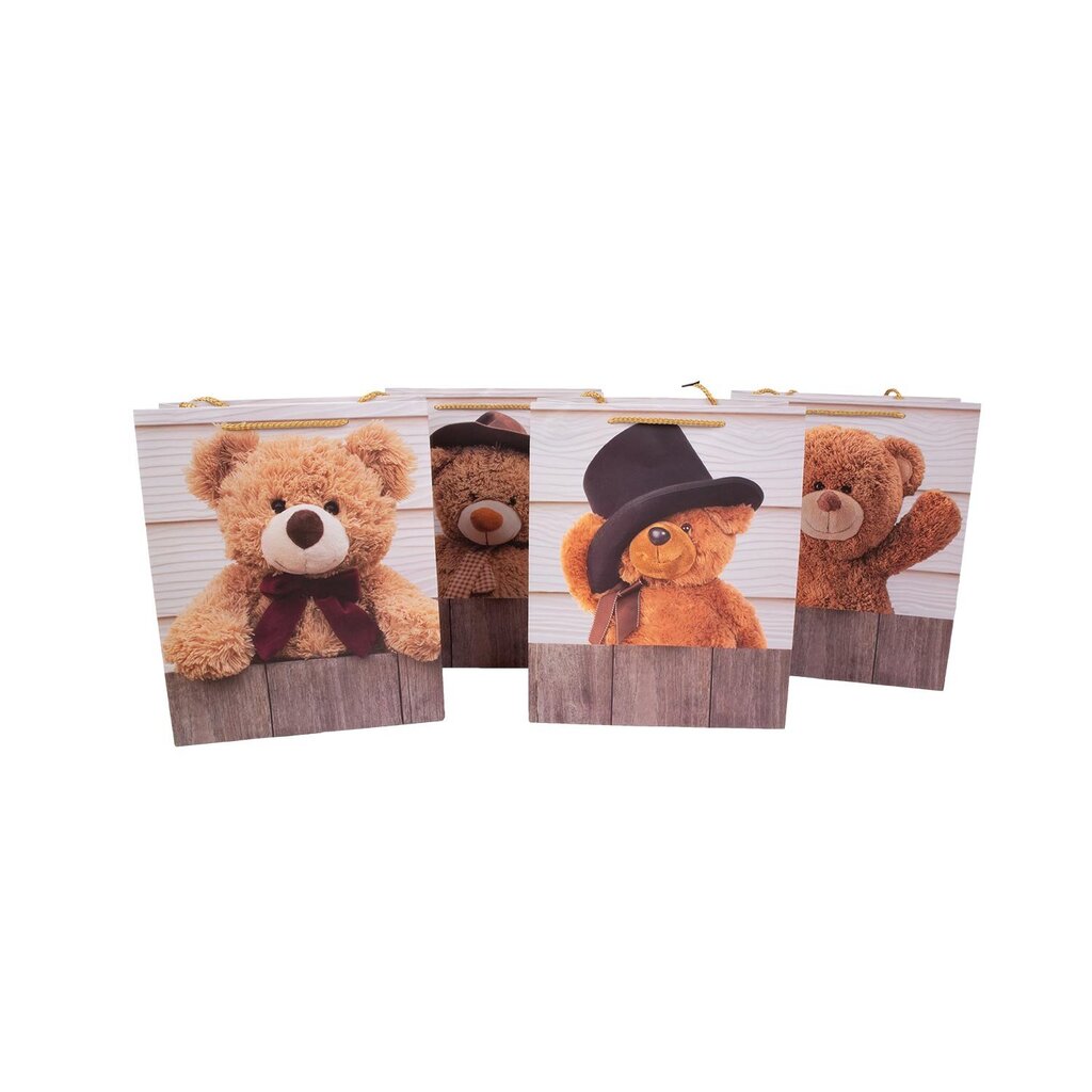 Lahjakassi TEDDY, 18x23x10cm, sekoitus hinta ja tiedot | Lahjapaketointi | hobbyhall.fi