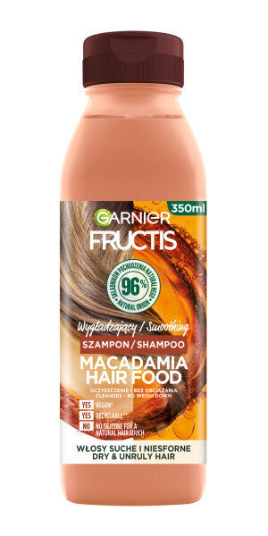 Garnier Fructis Hair Food Macadamia -shampoo 350 ml hinta ja tiedot | Shampoot | hobbyhall.fi