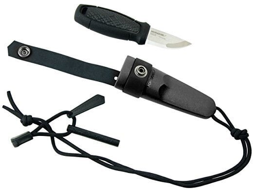 Morakniv® Eldris Neck Knife musta, Fire Starter Kit hinta ja tiedot | Käsityökalut | hobbyhall.fi