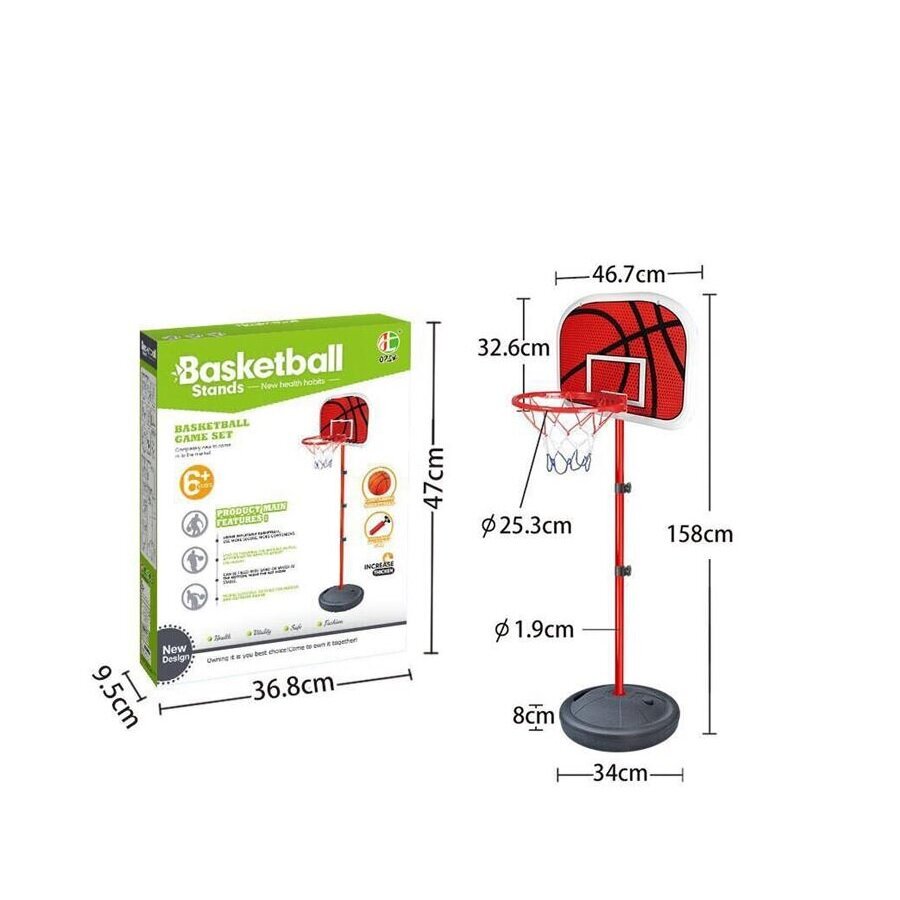 Lasten koripallokori jalustalla, 3557 hinta ja tiedot | Koripallokorit | hobbyhall.fi