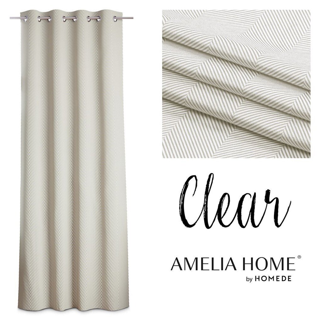 AmeliaHome verho Clear hinta ja tiedot | Verhot | hobbyhall.fi