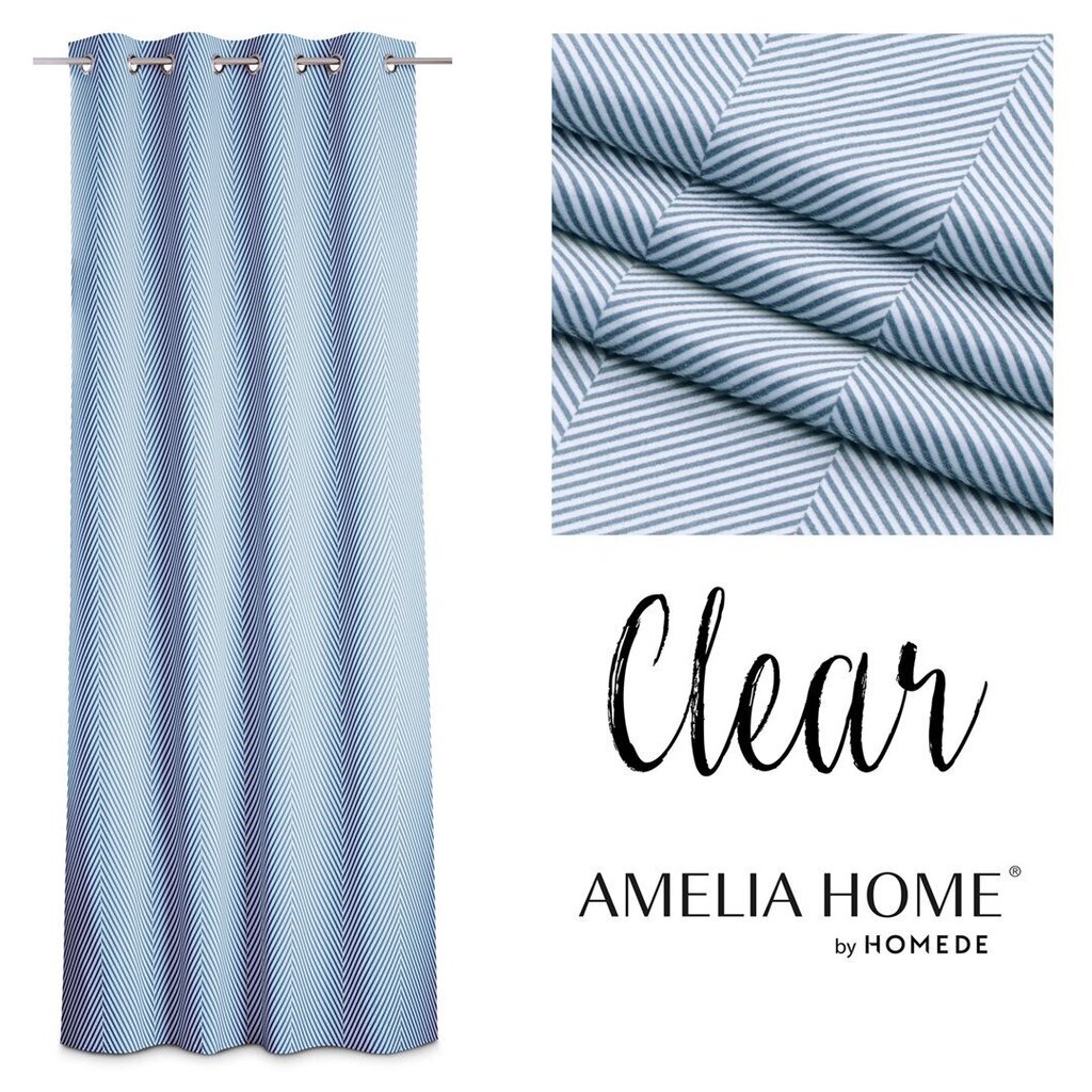 AmeliaHome verho Clear hinta ja tiedot | Verhot | hobbyhall.fi