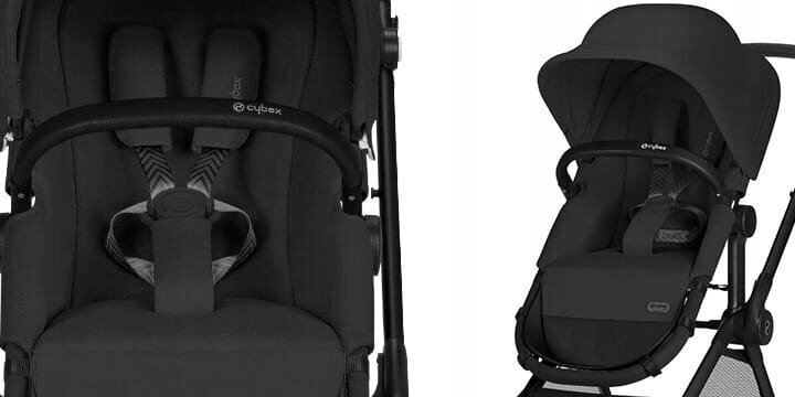 Cybex yleisrattaat Eos Lux, Moon Black hinta ja tiedot | Vaunut ja rattaat | hobbyhall.fi