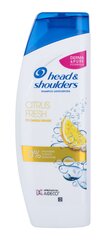 Shampoo HEAD & SHOULDERS Citrus Fresh 400ml. hinta ja tiedot | Shampoot | hobbyhall.fi