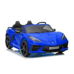 Corvette Stingray TR2203 akkuauto lapsille, sininen hinta ja tiedot | Lasten sähköautot | hobbyhall.fi