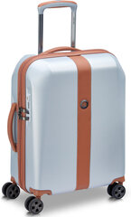 Pieni matkalaukku Delsey Promenade Hard 2.0 Slim, S, hopea hinta ja tiedot | Matkalaukut ja matkakassit | hobbyhall.fi