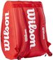 Padel-mailalaukku Wilson Padel Super Tour Bag, punainen hinta ja tiedot | Padel | hobbyhall.fi