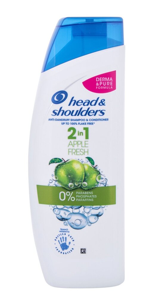 Head & Shoulders 2in1 Apple Fresh shampoo 450 ml hinta ja tiedot | Shampoot | hobbyhall.fi