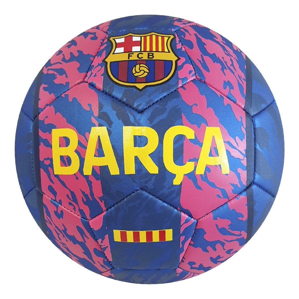 Pallo FC Barcelona BARCA, koko 5, sininen/pinkki hinta ja tiedot | Jalkapallot | hobbyhall.fi