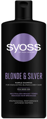 Syoss Blonde & Silver Japanese Inspired shampoo 440 ml hinta ja tiedot | Shampoot | hobbyhall.fi
