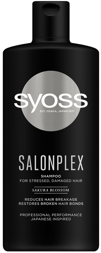 Syoss SalonPlex Japanese Inspired shampoo 440 ml hinta ja tiedot | Shampoot | hobbyhall.fi