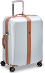 Keskikokoinen matkalaukku Delsey Promenade Hard 2.0 Expandable, M, hopea hinta ja tiedot | Matkalaukut ja matkakassit | hobbyhall.fi