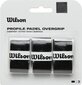 Apvijos Wilson Profile Padel Overgrip, juodos, 3 juostelės hinta ja tiedot | Padel | hobbyhall.fi