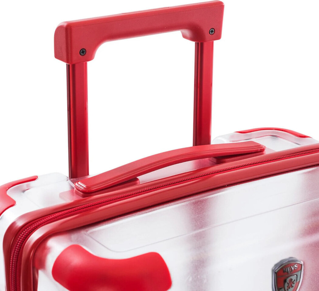 Iso matkalaukku Heys X-ray, L, kirkas/punainen hinta ja tiedot | Matkalaukut ja -kassit | hobbyhall.fi