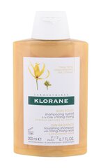 Klorane Ylang-Ylang Wax Sun Radiance -shampoo, 200 ml hinta ja tiedot | Shampoot | hobbyhall.fi