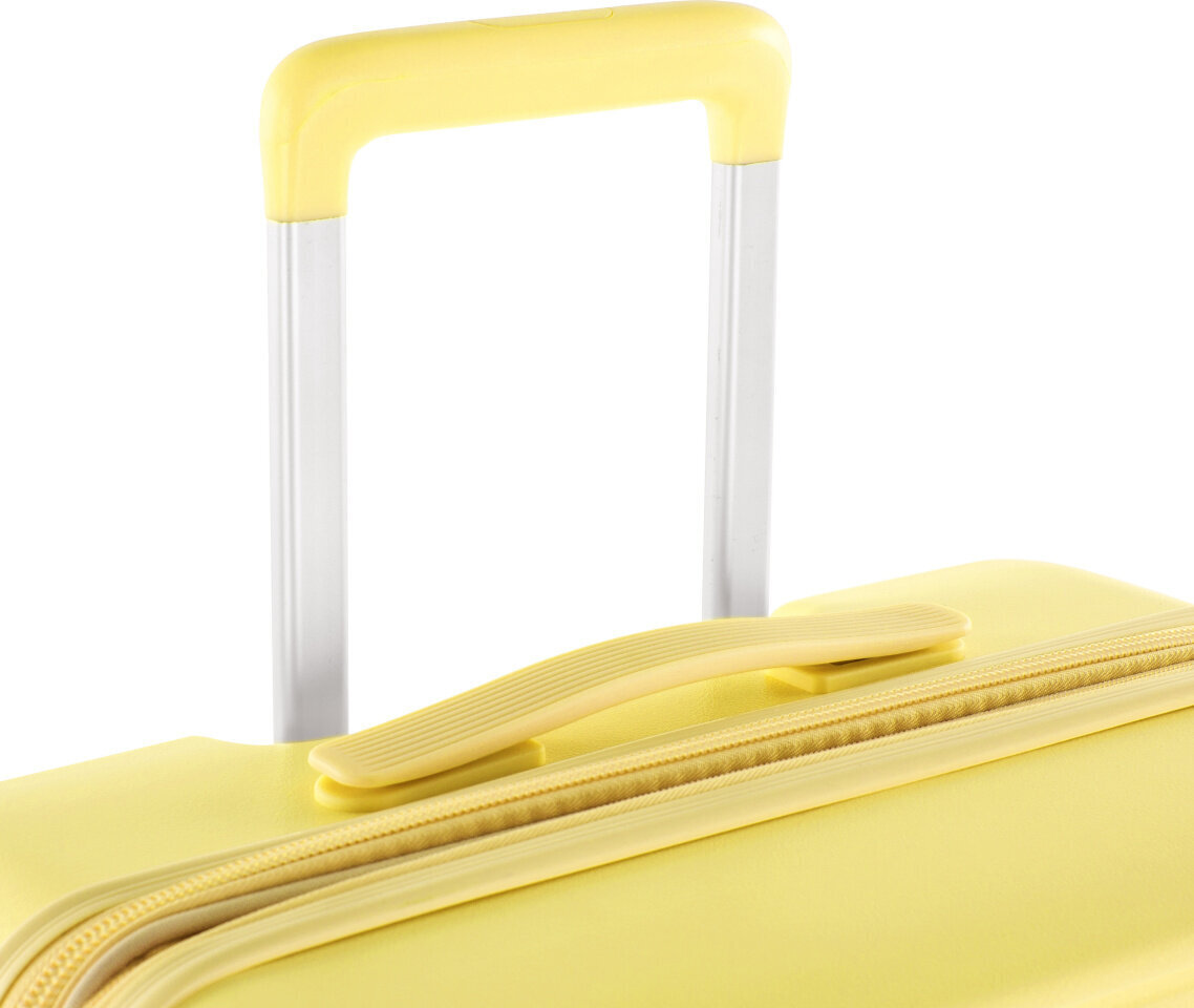 Iso matkalaukku Heys Pastel Yellow, L, keltainen hinta ja tiedot | Matkalaukut ja -kassit | hobbyhall.fi