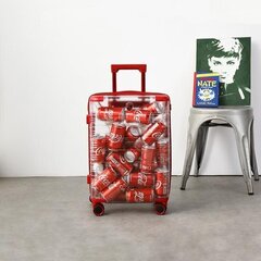 Pieni matkalaukku Heys X-ray, S, halkaistu/punainen hinta ja tiedot | Matkalaukut ja matkakassit | hobbyhall.fi