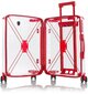 Pieni matkalaukku Heys X-ray, S, halkaistu/punainen hinta ja tiedot | Matkalaukut ja -kassit | hobbyhall.fi