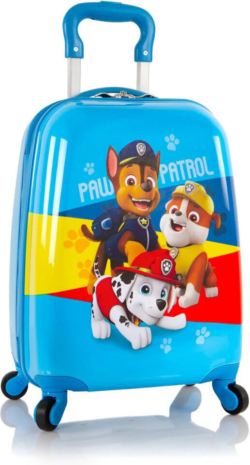 Lasten matkalaukku Heys Nickelodeon Kids Spinner Paw Patrol, 46cm, sininen hinta ja tiedot | Matkalaukut ja -kassit | hobbyhall.fi