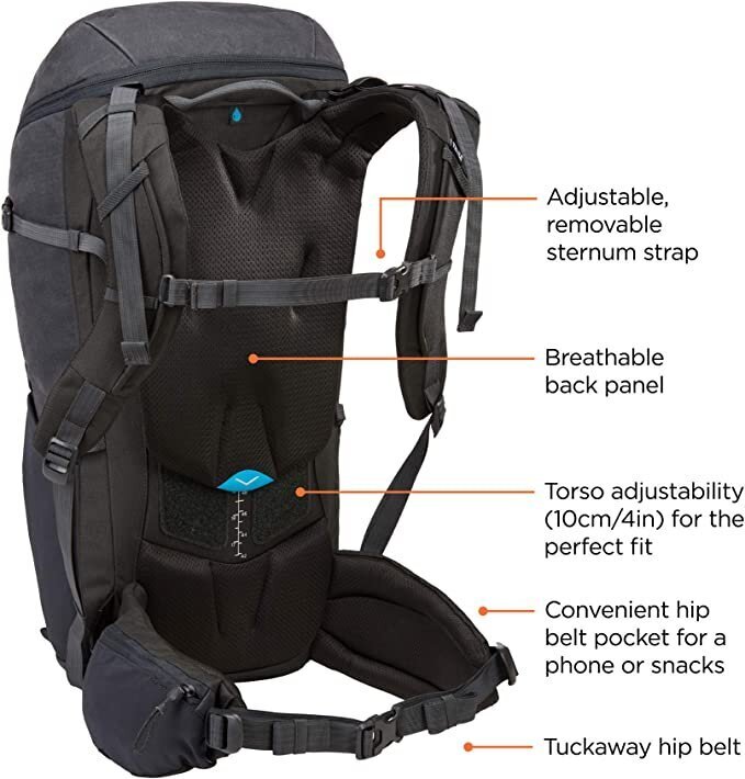 Retkeilyreppu Thule AllTrail X, 35L, harmaa hinta ja tiedot | Urheilukassit ja reput | hobbyhall.fi