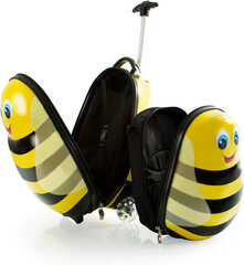 Heys Travel Tots lasten matkalaukku ja reppu, keltainen/musta hinta ja tiedot | Matkalaukut ja -kassit | hobbyhall.fi