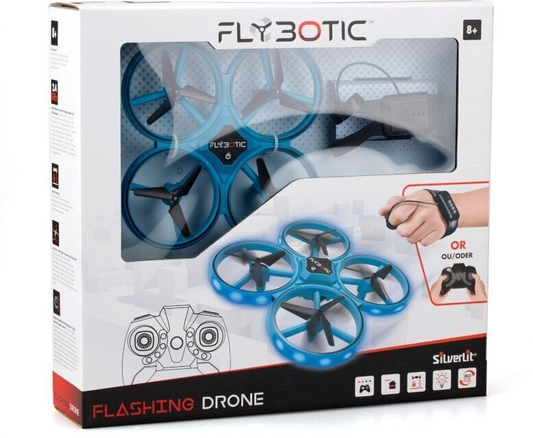 Lasten drone SilverLit Flybotic Flashing hinta ja tiedot | Poikien lelut | hobbyhall.fi