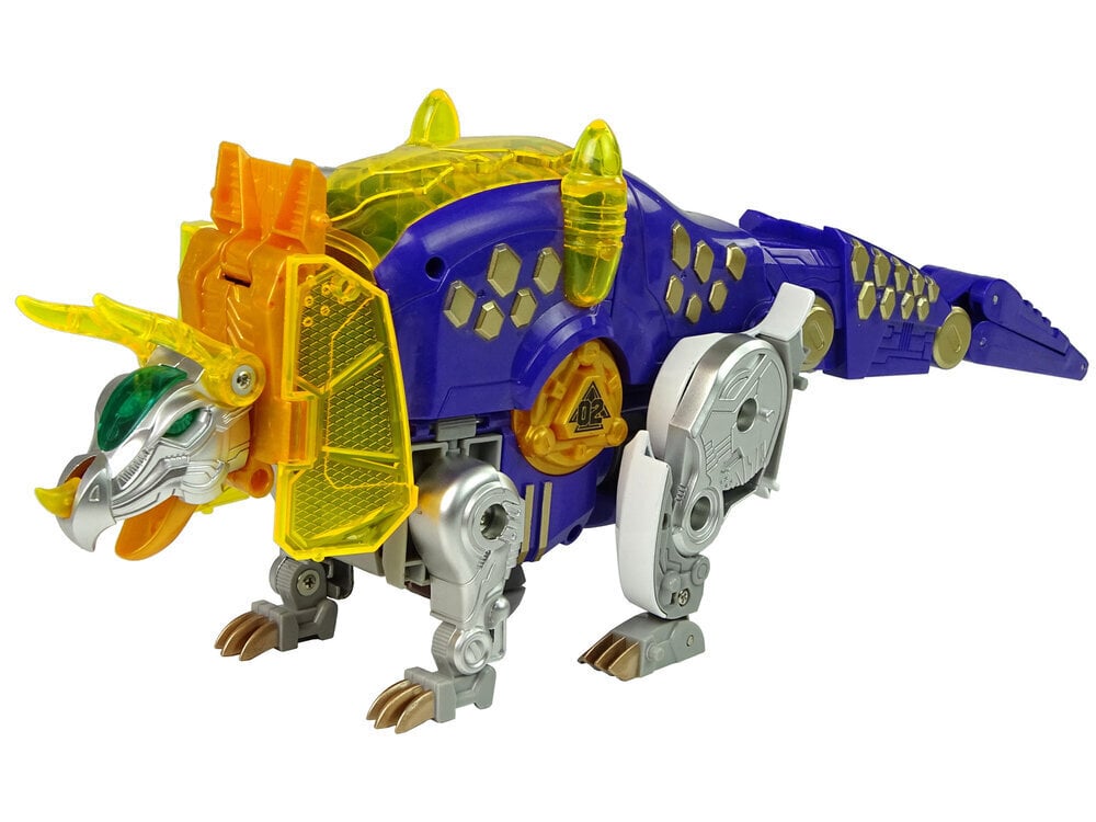 Transformer-dinosaur Dinobotit ammuntatoiminnolla Lean Toys, sininen hinta ja tiedot | Poikien lelut | hobbyhall.fi