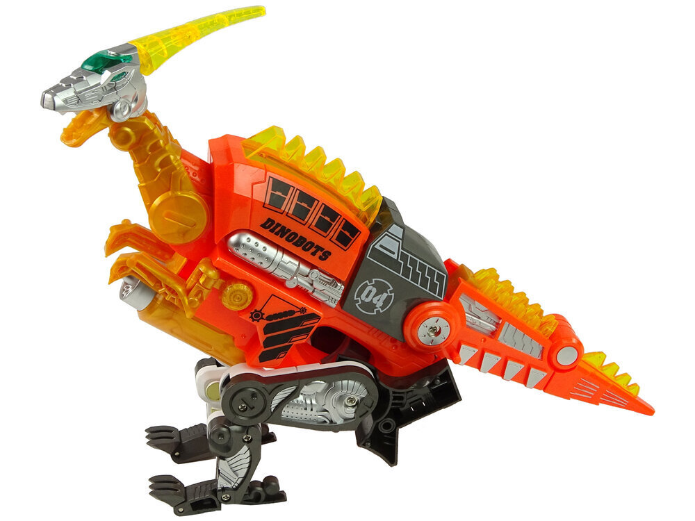 Transformer-dinosaur Dinobotit ammuntatoiminnolla Lean Toys, oranssi hinta ja tiedot | Poikien lelut | hobbyhall.fi