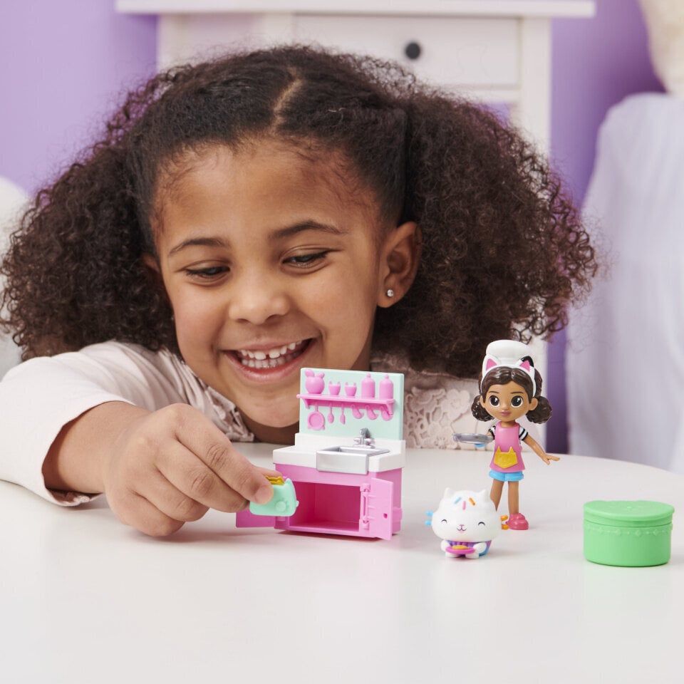 DreamWorks Gabby's Dollhouse Kitchen Playset hinta ja tiedot | Tyttöjen lelut | hobbyhall.fi