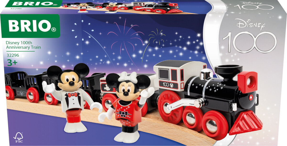 Disney 100-mečio traukinys Brio 32296 hinta ja tiedot | Poikien lelut | hobbyhall.fi